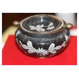 Antique Flip Cloisonne Ashtray