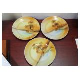 Lot of 3 Noritake Scenic Plates
