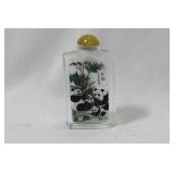An Inside Painting Crystal or Glass Snuff Bottle