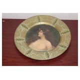 A Vienna Art Lithoplate Metal Portrait Plate