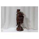 A Vintage Chinese Wooden Figurine