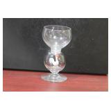 A Bimini Rooster Glass Goblet