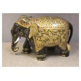 Lacquer Wooden Elephant