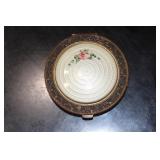 Art Deco Period Enamel Guilloche Compact