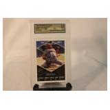 A Graded Autographed Baseball Card