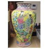 Large Famille Jaune Chinese Vase