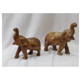 Lot of 2 Elephants