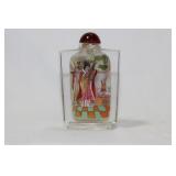 An Inside Painting Crystal or Glass Snuff Bottle