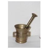 Antique Bronze Mortar and Pestle