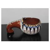 A Decorative Art Pottery Ashtray