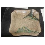 Antique Chinese Crackle Square Vase