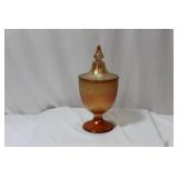 A Carnival Glass Compote