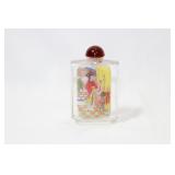 An Inside Painting Crystal or Glass Snuff Bottle