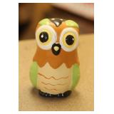 Ceramic Owl Figurine
