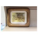 Lionel Barrymore Gold Foil Etching