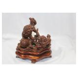 Chinese Carved Foo Dogs?