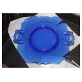 Cobalt Blue Glass Tray