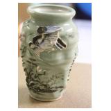 An Antique/Vintage 3 Dimensional Celadon Vase