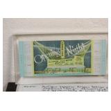 1953 Unusued Show Ticket