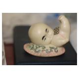 Signed Chinese Resin Boy