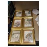 Lot of 6 Oriental/Chinese Prints