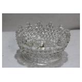 A Pressed Glass Nut Bowl