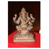 Sino Tibetan Bronze Elephant God