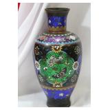An Antique Japanese Ginbari Cloisonne Vase