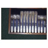 Mother of Pearl Knives and Forks Set
