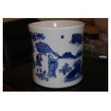 Chinese Blue and White Brush Pot