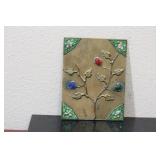 A Chinese Closinne and Stone Panel