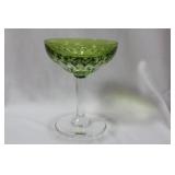 A Cut Glass Champage Glass Goblet