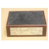 A Felted Wooden Block Stand