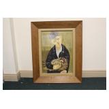 A Vintage Woodblock Print or Pastel