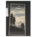 Japanese Woodblock Print After Hioraki Shotei