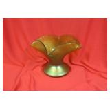 An Iridesent Glass Vase