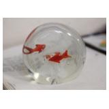 Fish Art Glass Paperweight