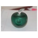 Studio Art Glass Apple Form Perfume Bottle