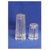 Signed Tiffany and Company Crystal Candle Sticks