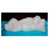 White Stone Reclining Buddha