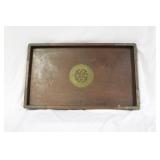 A Hardwood Chinese Tray