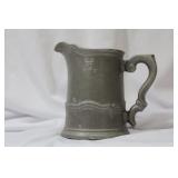 A Signed Wilton Pewter Creamer