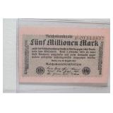 1923 German Five Million Mark