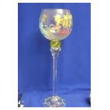 Lareg Hand Painted Goblet