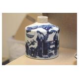 Chinese Blue and White Porcelain Bottle