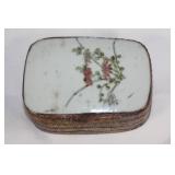 Chinese Porcelain and Metal Box