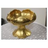 Gold Gilted Porcelain Compote