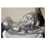 Signed David Parkin Aluminum Lion