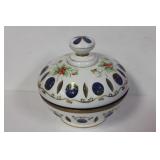 A Bohemian Cut Glass Bowl