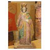 Antique Wooden Polychrome Icon